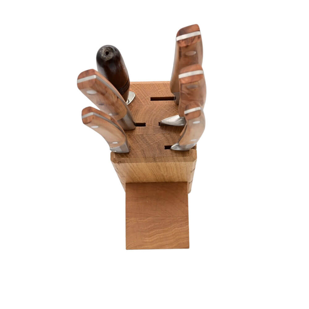 Set de 6 couteaux de cuisine Le Thiers vue de face - GOYON-CHAZEAU