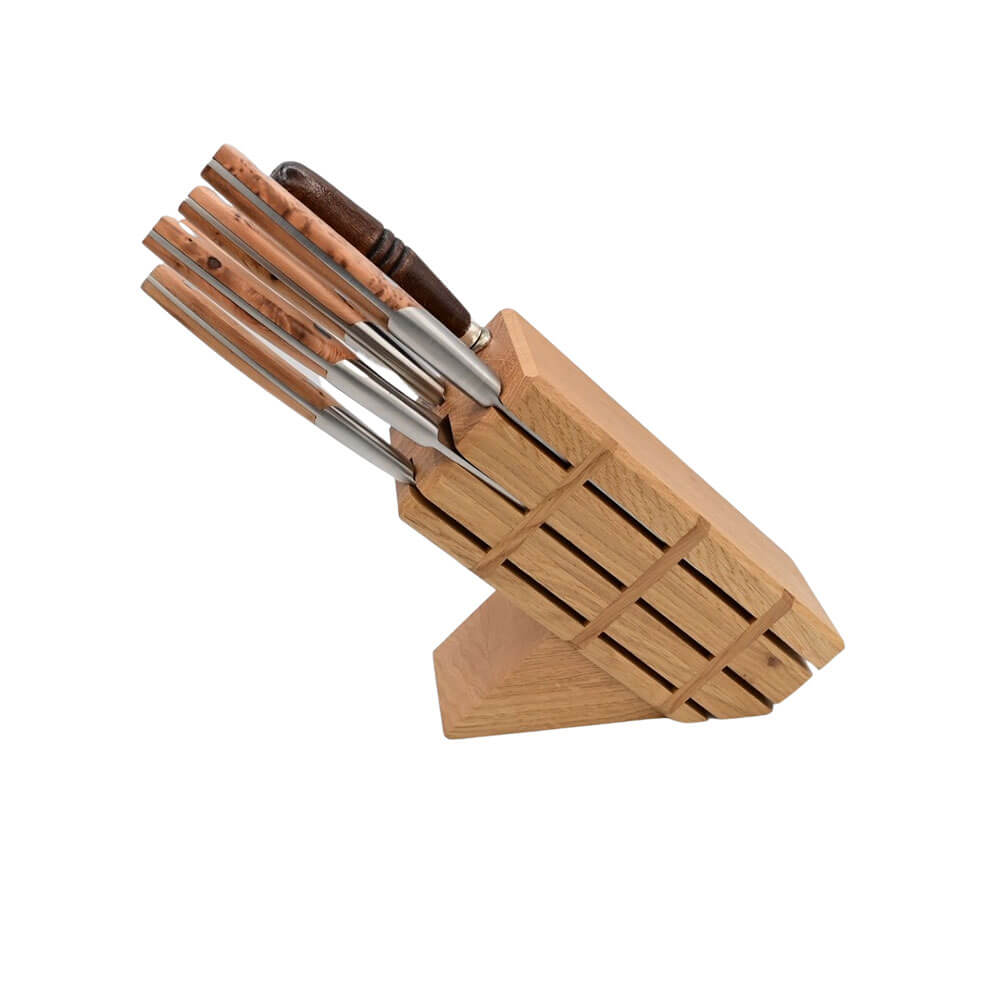 Set de 6 couteaux de cuisine Le Thiers dans bloc en bois - GOYON-CHAZEAU