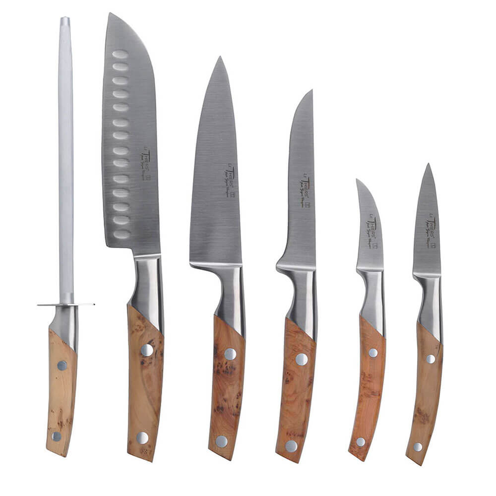 Set de 6 couteaux de cuisine Le Thiers - GOYON-CHAZEAU