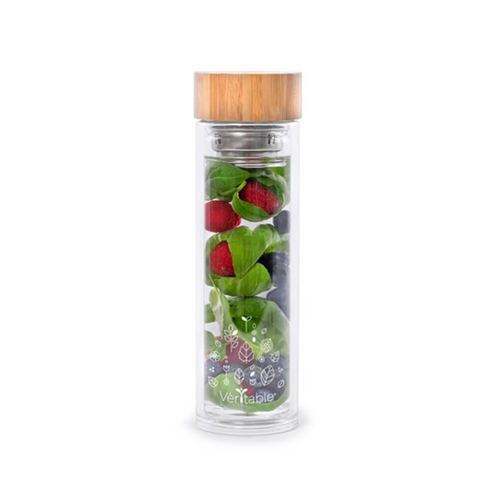 Bouteille en Verre avec Infuseur 450ml - VERITABLE