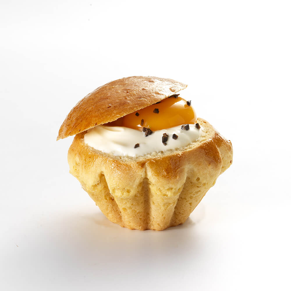 briochette réalisée dans le moule à briochette Gobel