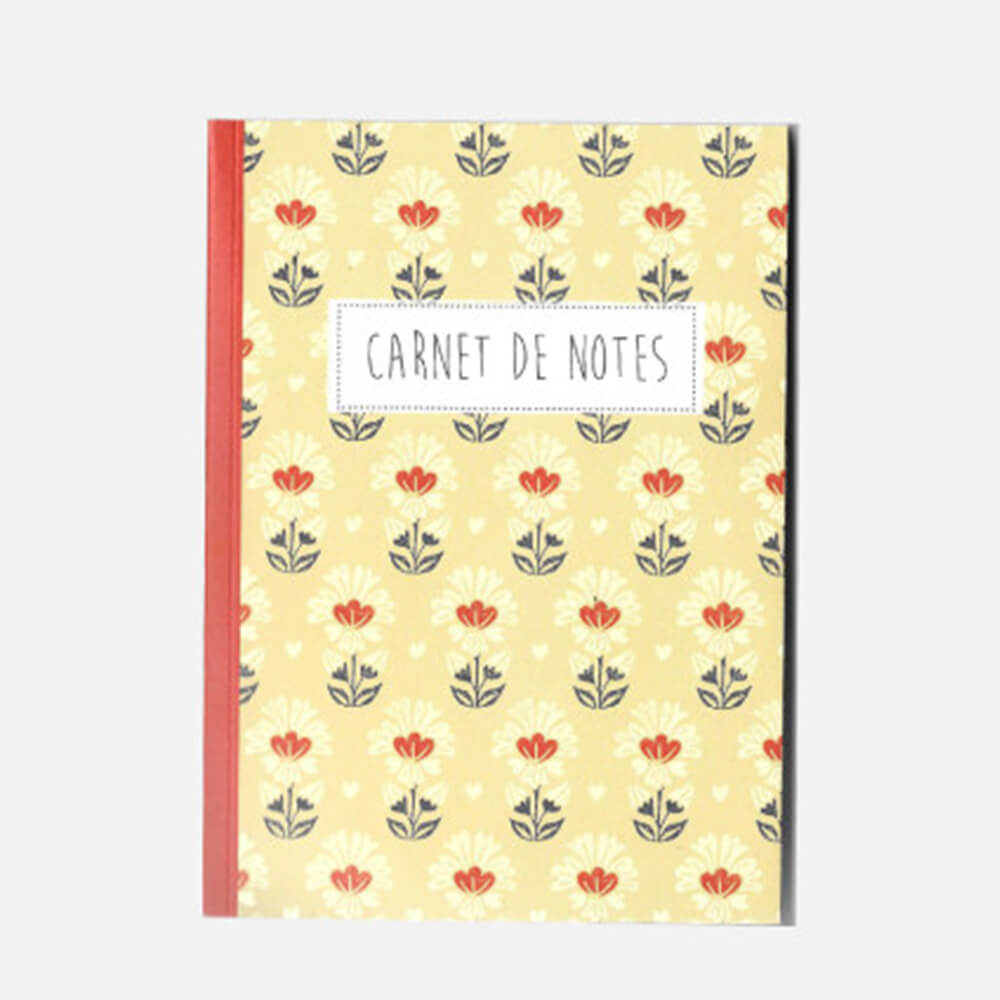 Carnet de notes jaune - PASCALE EDITIONS