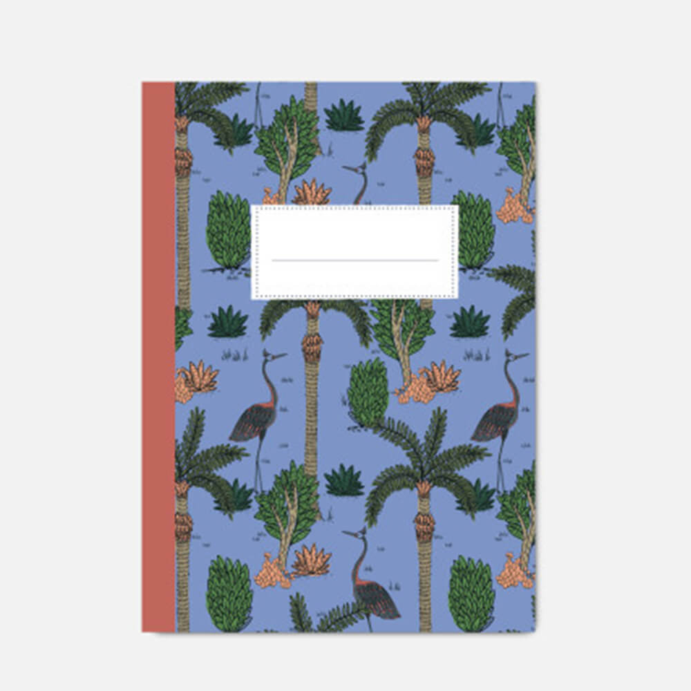 Carnet Motif Palmiers - PASCALE EDITIONS