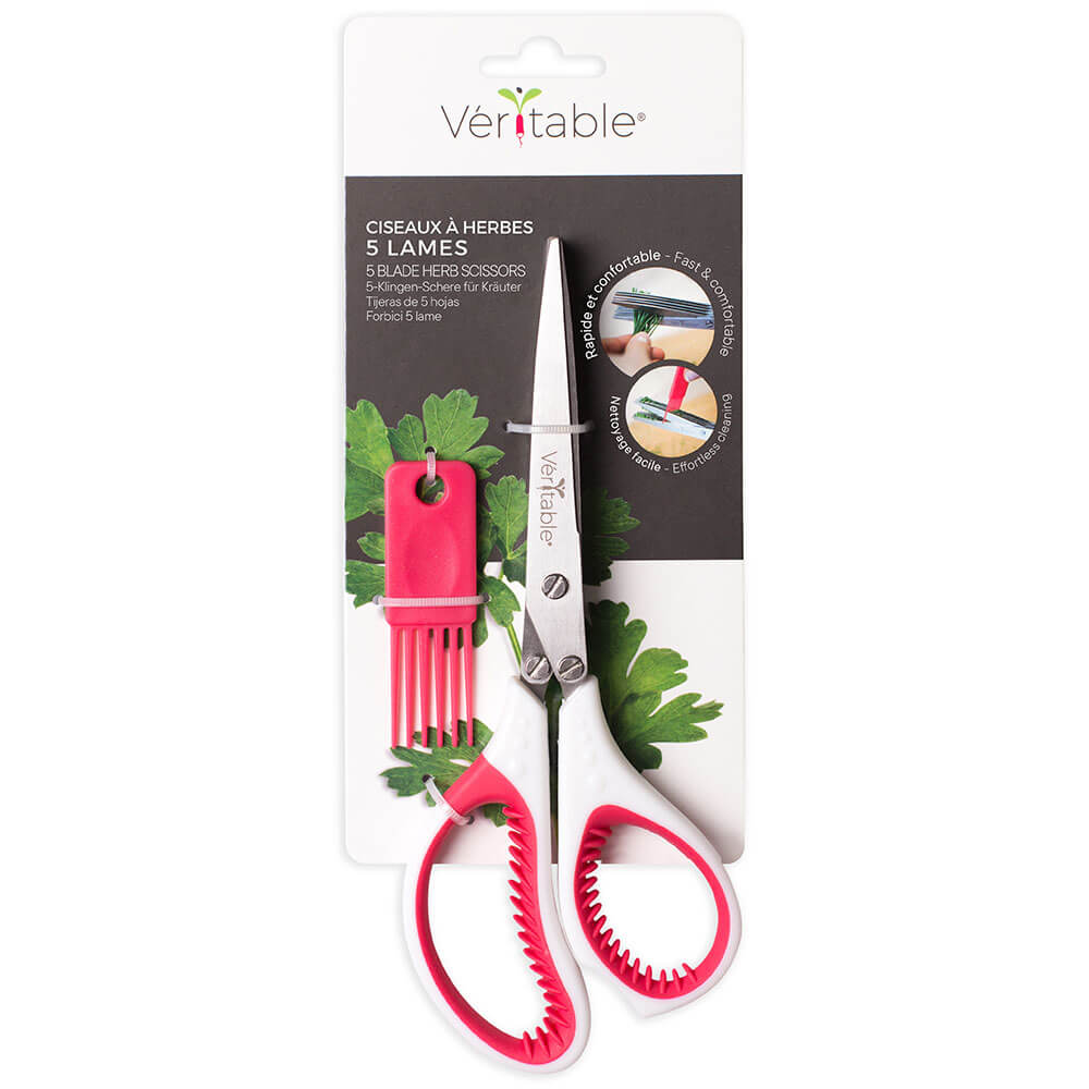 Ciseaux à Herbes 5 Lames emballés - VERITABLE