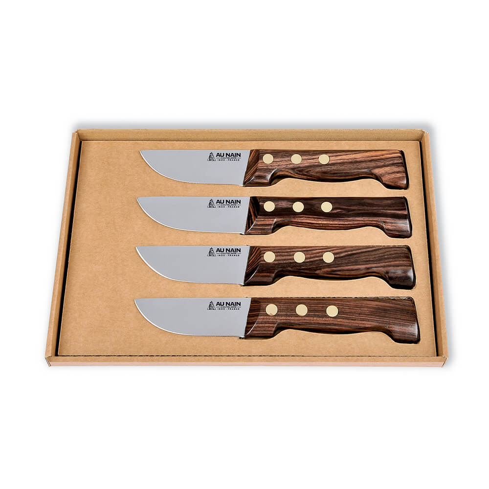 Coffret de 4 couteaux P'Tit Boucher de la coutellerie Au Nain