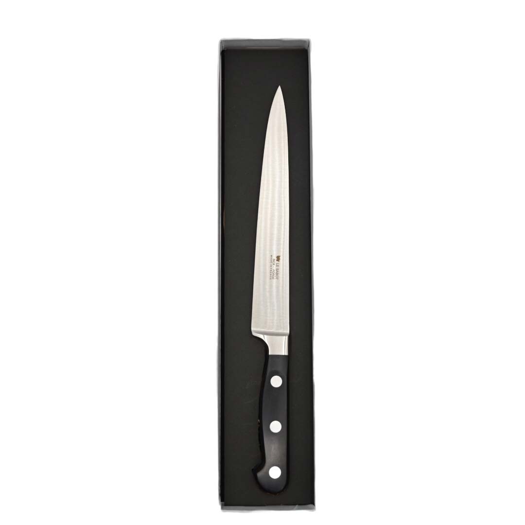 Coffret avec Couteau Tranchelard forgé Noir - Au Sabot