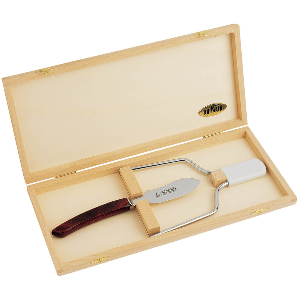 Coffret en bois pour service à foie gras de la coutellerie Au Nain