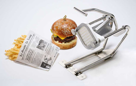 Coupe-Frites Compact Pro  Louis Tellier présenté avec nourriture