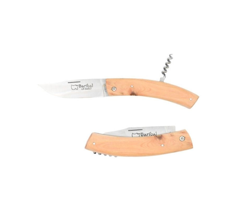 Couteau pliant Baribal avec Manche en Genévrier - Au Sabot