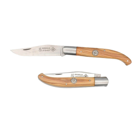 Couteau Pliant Basque Manche Olivier - Au Sabot