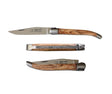 Couteau Pliant Laguiole Manche en Olivier - Au Sabot