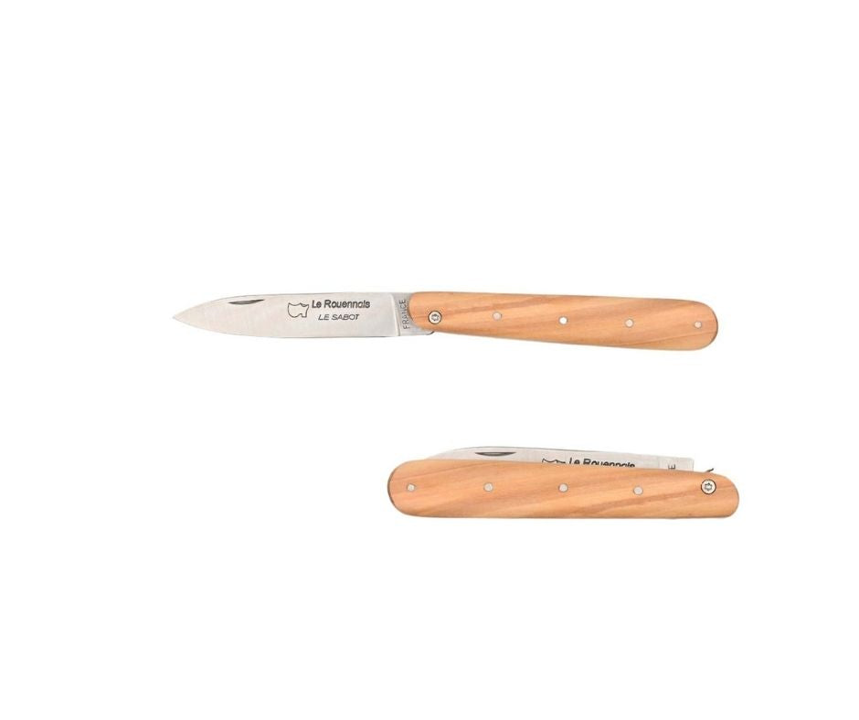 Couteau Pliant Le Rouennais en Olivier - Au Sabot