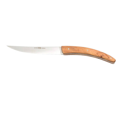 Couteau Styl'Ver Plein Manche en Olivier - GOYON-CHAZEAU