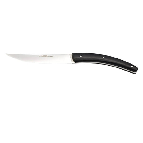 Couteau Styl'Ver Plein Manche Paperstone Noir - GOYON-CHAZEAU