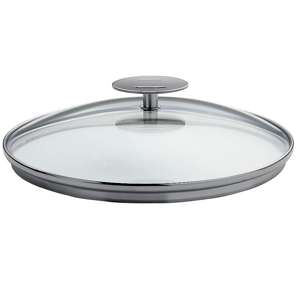 Couvercle en verre bombé Platine - Cristel
