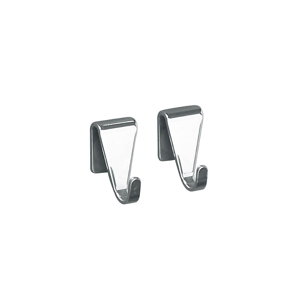 2 crochets simples Cristel pour barre de crédence CRISTEL