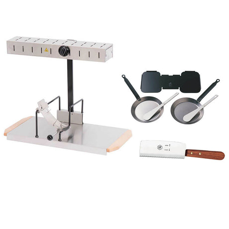 Appareil à Raclette Alpage avec kit reblochonnade et couteau INCLUS - Bron Coucke