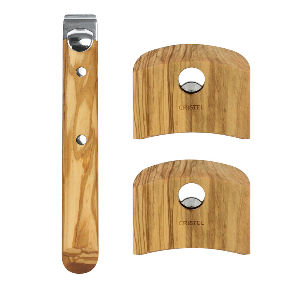 ensemble de poignees en olivier cristel