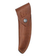 Face de l'étui en Cuir marron pour Couteau Pliant Le Thiers - Au Sabot