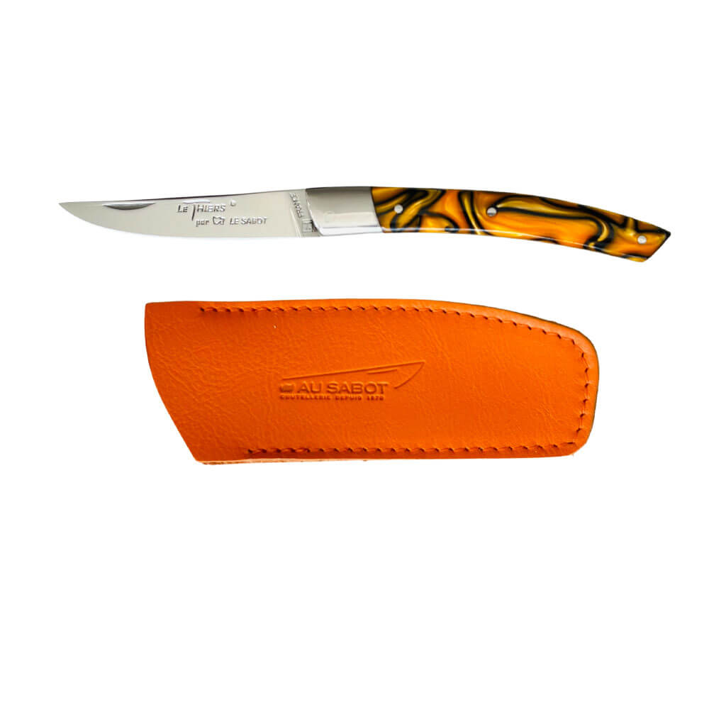 Couteau Pliant Le Thiers avec Etui Orange OFFERT - Au Sabot