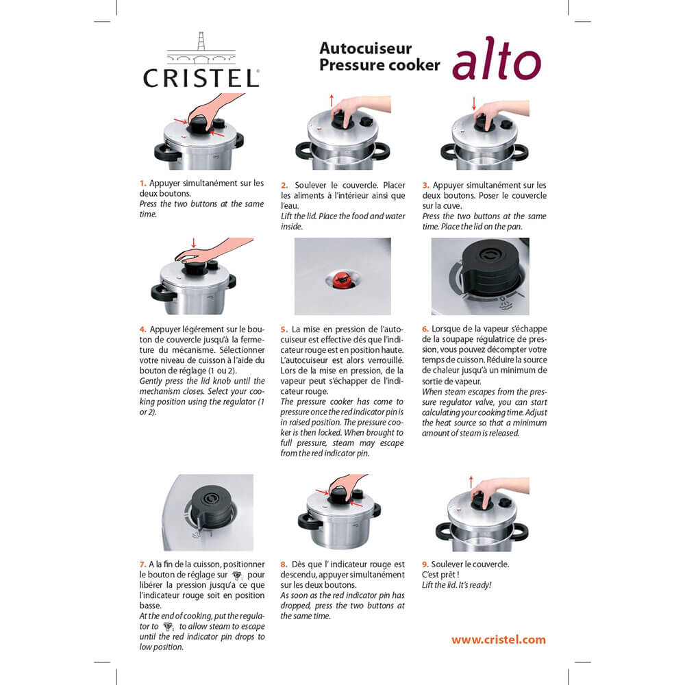 Autocuiseur Alto 6L - CRISTEL
