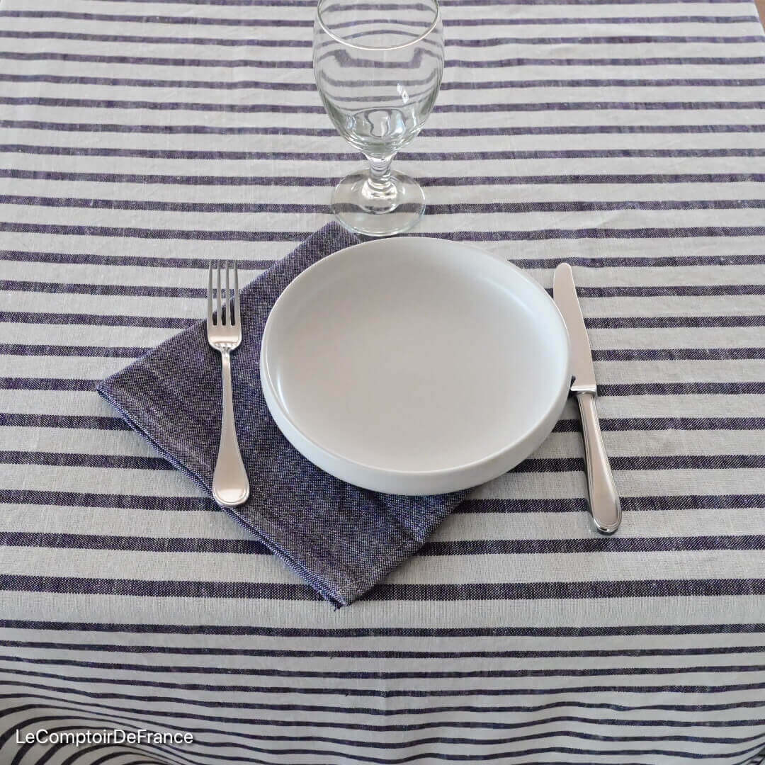 Nappe marinière bleu - Charvet Editions