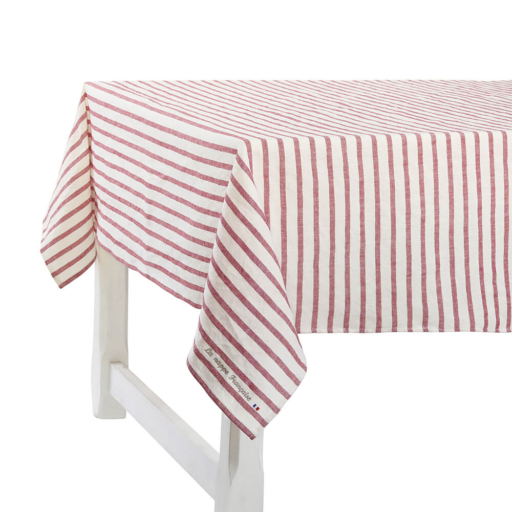 Nappe marinière rouge - Charvet Editions