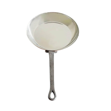 Intérieur de la Poêle Cuivre Etamée 24cm - ATELIER DU CUIVRE