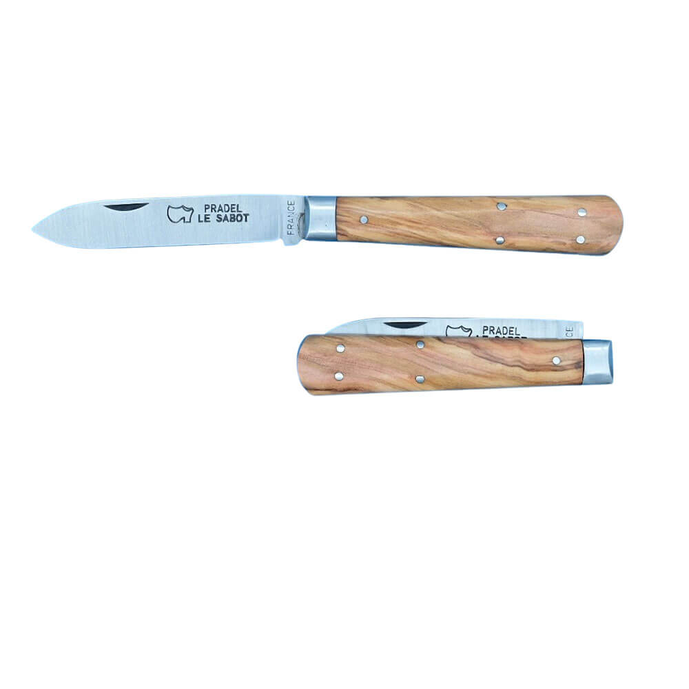 Coutelier artisanal Le Fidèle - Couteau de poche Pradel manche en ébène