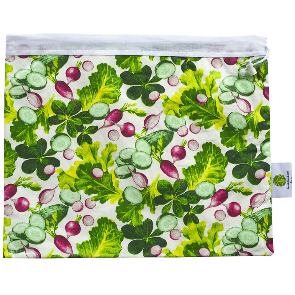 Sac à salade Motif Radis - Sacasalades