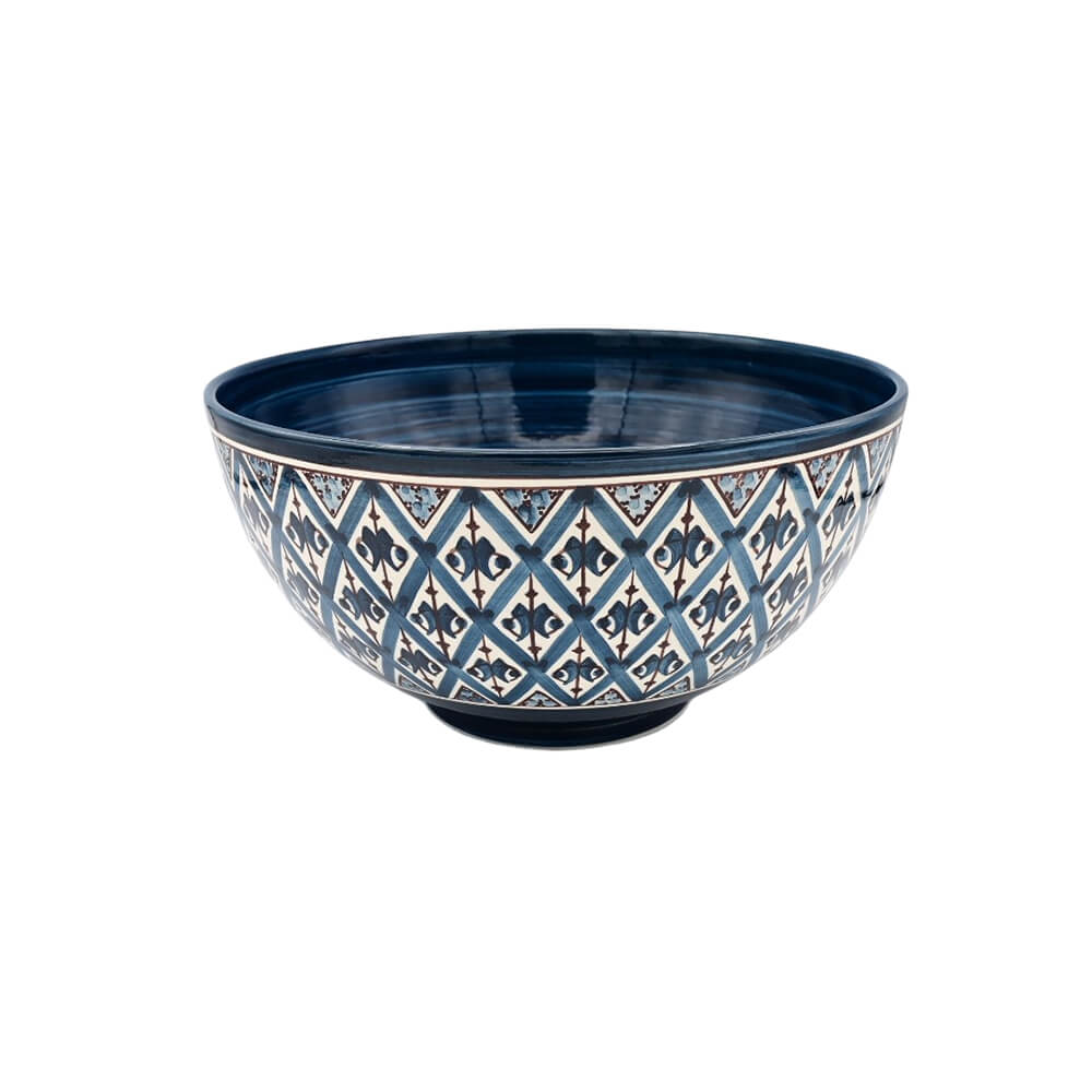 Saladier losange fabriqué par les Soeurs de Bethleem