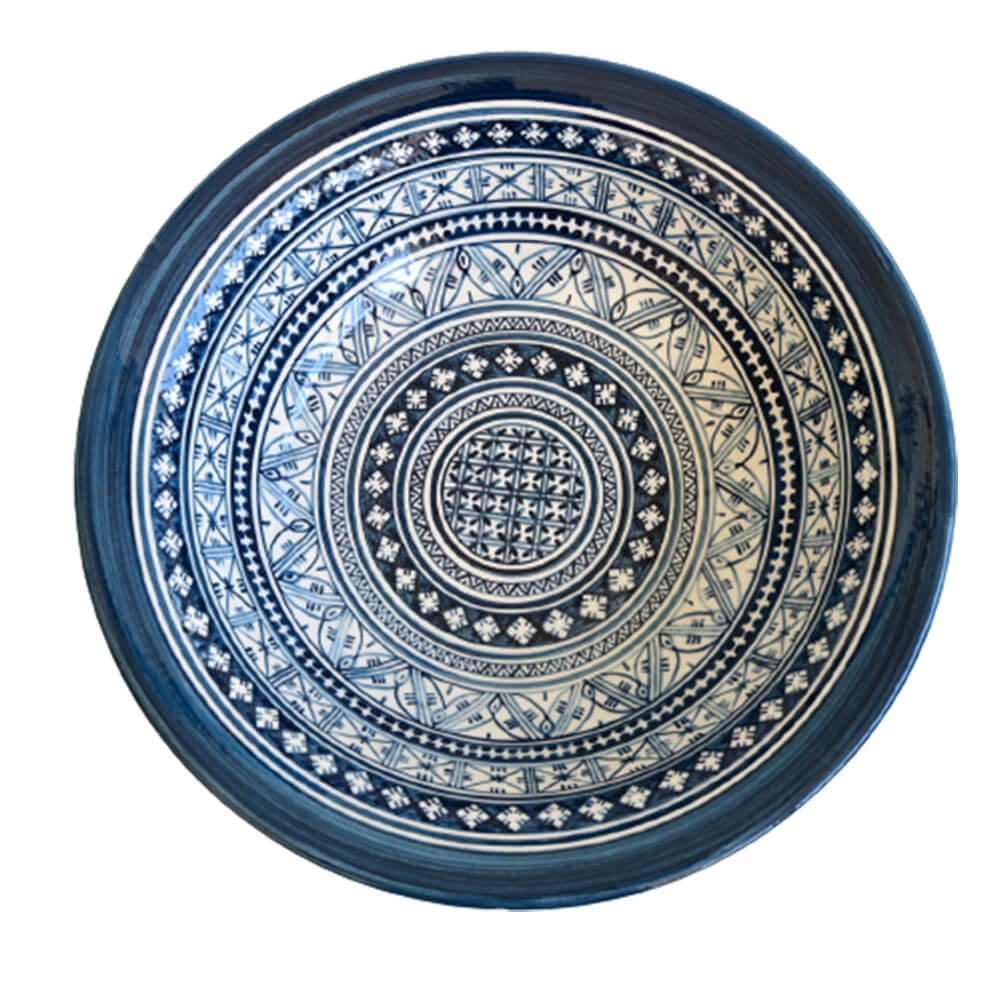 Saladier Marly vue de face fabriqué par les Soeurs de Bethleem