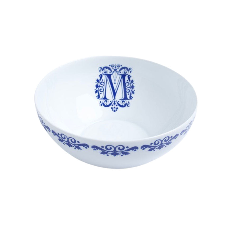 Saladier Ornements Limoges vue de face - Maison Manoï