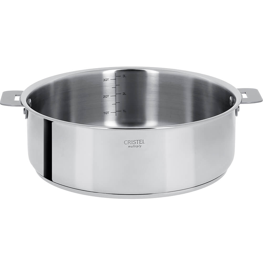 Sauteuse inox Casteline Cristel poignée amovible