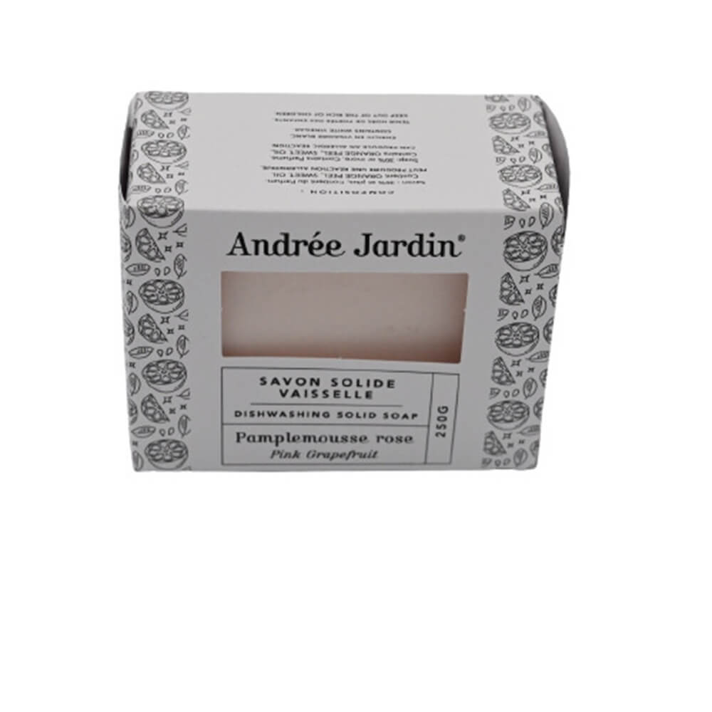 Savon Solide Vaisselle pamplemousse rose - ANDREE JARDIN