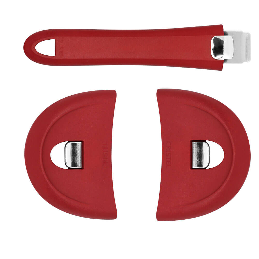 Ensemble poignée + 2 anses Mutine Cristel Framboise