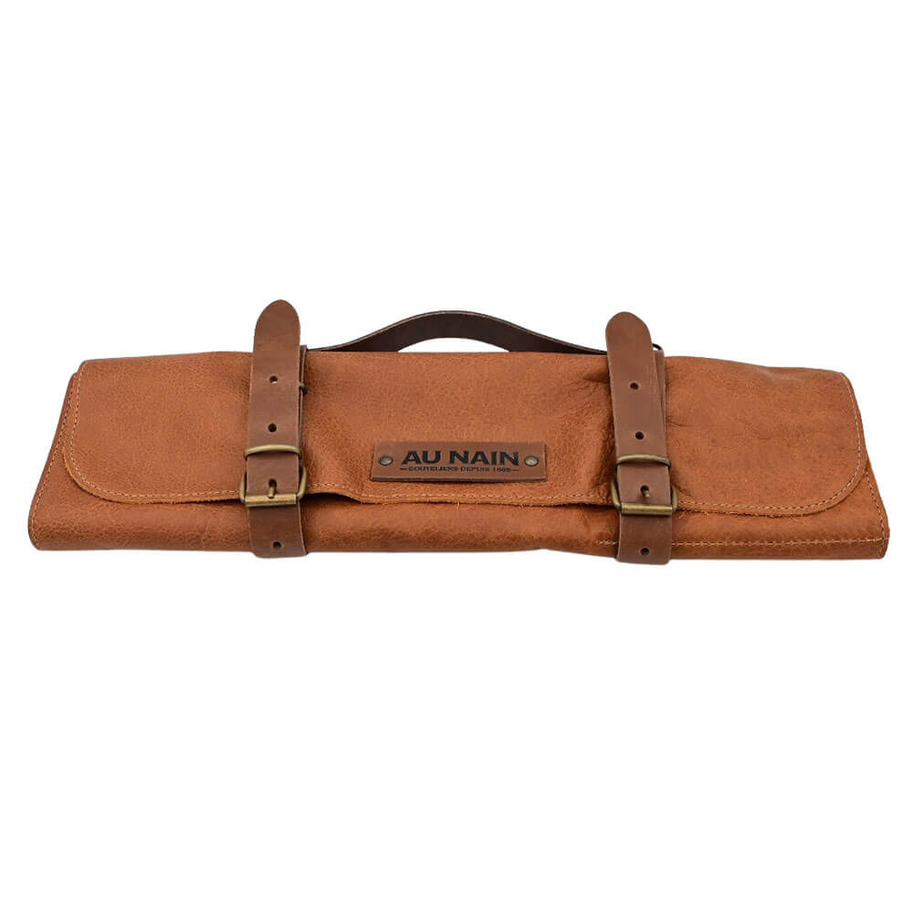 Trousse en cuir à couteaux - Au Nain