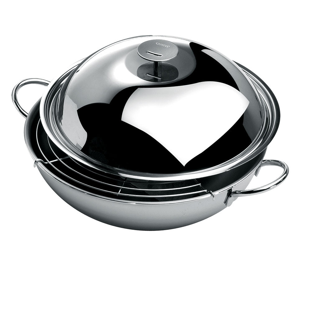 Wok inox Cristel