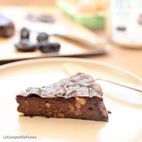 Brownie aux noix sans beurre ni farine ni sucre