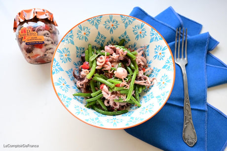 Salade de Petits Poulpes et haricots verts