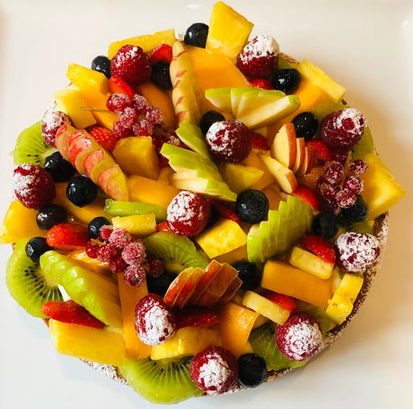 Tarte aux fruits frais et biscuit breton