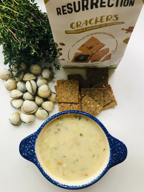 Clam chowder de la Nouvelle-Angleterre