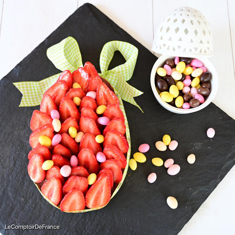 Oeuf de Pâques aux fraises