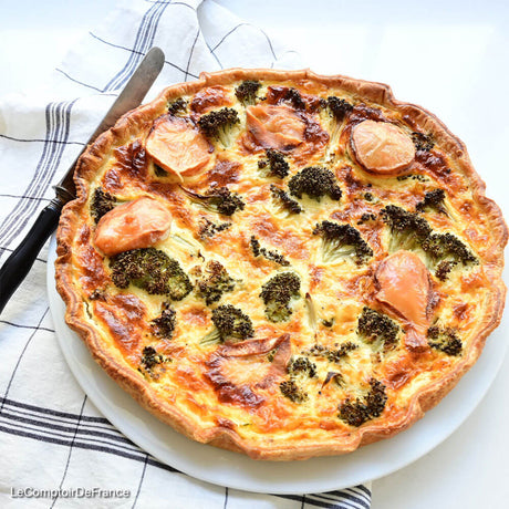 quiche brocoli chèvre