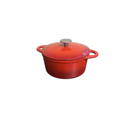cocotte en fonte rouge baumalu