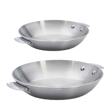 Lot 2 Poêles inox Alchimy LOQY - DE BUYER