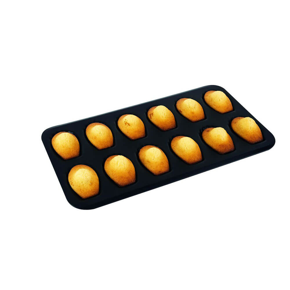 plaque 12 madeleines obsidian avec madeleines - GOBEL