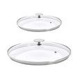 Lot 2 Couvercles en verre avec Pontet inox - DE BUYER