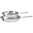 Lot de 2 Poêles inox Multiply CASTEL'PRO - CRISTEL