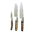 Lot de 3 couteaux de cuisine Le Thiers Pistachier - GOYON-CHAZEAU